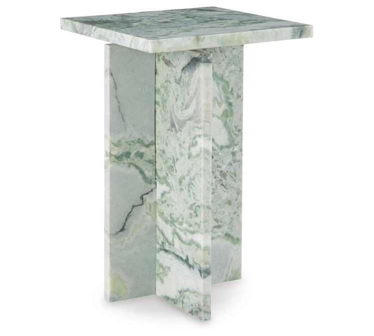 Deaconwell Accent Table - White/Green