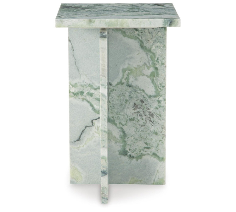 Deaconwell Accent Table - White/Green