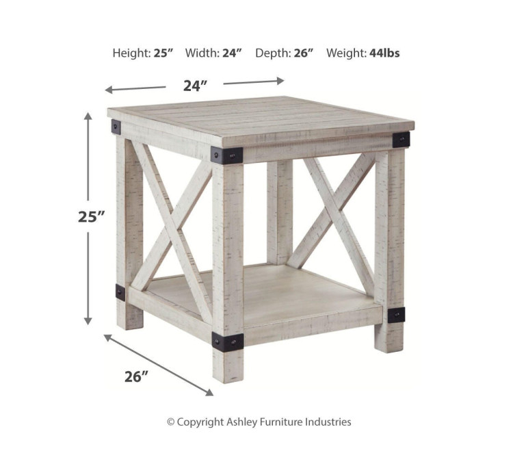 Carynhurst End Table - Whitewash