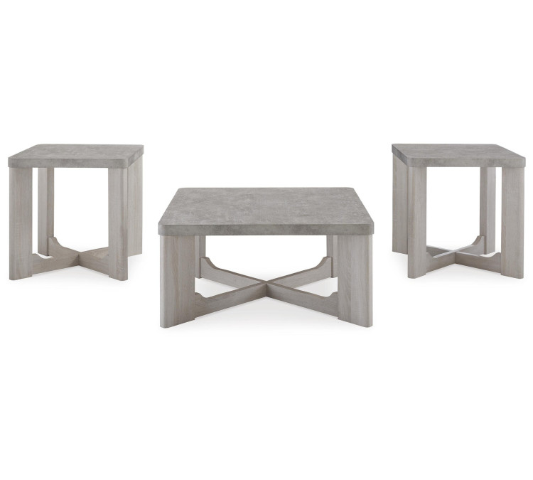 Garnilly Table (Set of 3) - Whitewash