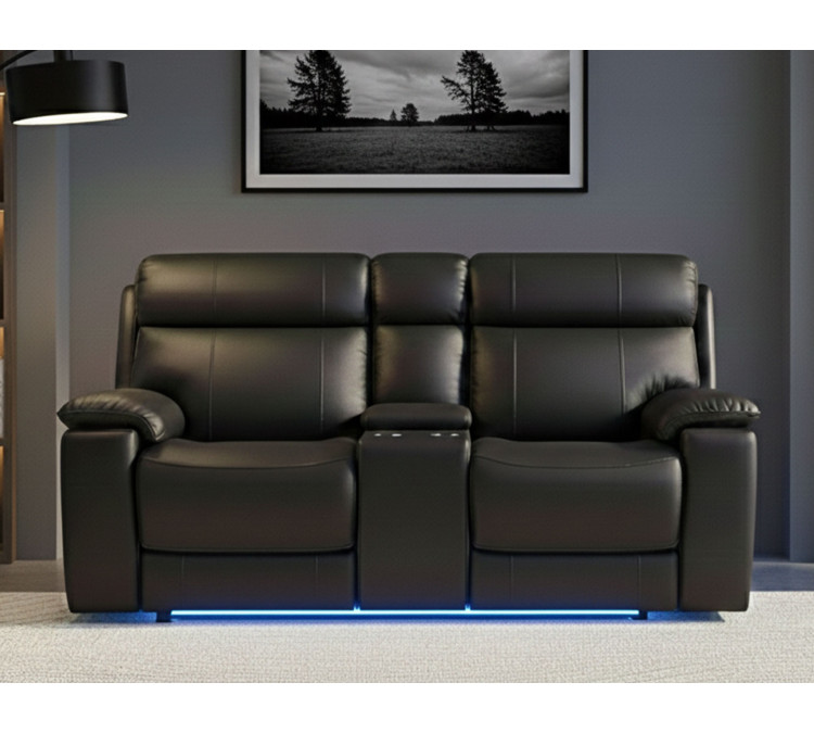 Zenith Power Immersive Audio Reclining Set, Built/In Speakers, Lighting And Vibration